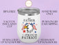 1776 USA Wine Tumbler, Patriot's Day Tumbler For Men & Women Independence Day Gift, 1776 Wine Tumbler, US Flag Wine Tumbler For Him/Her