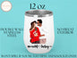 Custom Cartoon Wine Tumbler, Faceless Portrait Custom Wine Tumbler For Men And Women Christmas Gift, Custom Photo Tumbler For Him Or Her