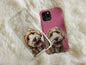 Custom Pet Portrait Phone Case For Pet Owners’ Birthday Gift, Pet Phone Case, Pet Portrait Case, Custom Pet Icon Case For Mother's Day Gift