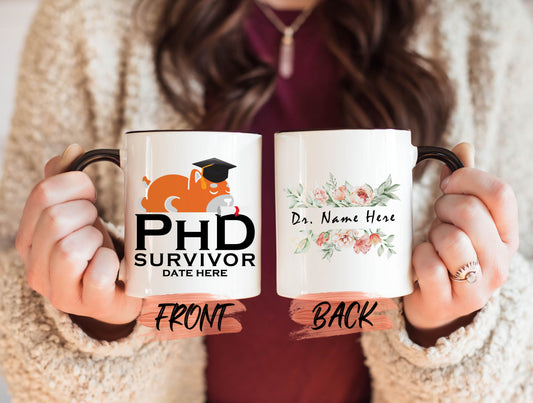 New Doctor Mug, Graduation Masters Degree High School Grad Mug For Women Graduation Gift, Phd Coffee Mug, Custom Phd Mug, Doctor Graduation