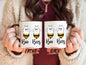 Boo Bees Mug, Happy Halloween Horror Cup For Men And Women Halloween Party, Bee Mug, Halloween Mug, Funny Bee Mug For Him & Her