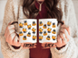 Black Cat And Pumpkin Mug, Black Cat Halloween Mug For Cat Lovers’ Halloween Gift, Black Cat Mug, Cute Halloween Cat Mug For Him Or Her