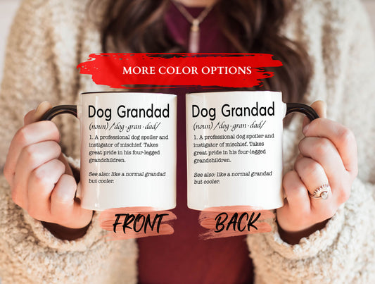 Dog Grandad Mug, Dog Grandpa Mug For Dog Grandad Father’s Day Gift, Grandad Definition Mug, Grandpa Gift, Grand Paw Mug Gift, Grandpa Mug