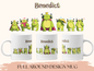 Frog Mug, Personalized Name Frog Mug For Friend Christmas Gift, Cottagecore Mug, Toad Mug, Man I Love Frogs For Men And Women