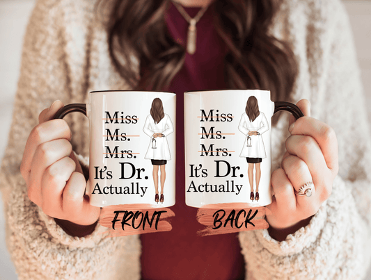 Doctor PHD Graduation Mug For Her, Miss Ms Mrs Dr Mug For Future Doctors’ Graduation, Doctor Mug, PHD Mug, Graduation Mug For Women