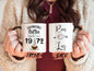 50th Wedding Anniversary Mug Gift, Drinking Coffee Together Since Mug For Mom & Dad Anniversary, 50th Anniversary Gifts For Parents