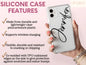 Your Name Here Phone Case, Personalized Name Phone Case For Men And Women Christmas Gift, Aesthetic Phone Case, Monogram Phone Case For Her