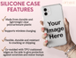 Your Image Here Phone Case, Personalized Photo Phone Case For Men And Women Christmas Gift, Custom Phone Case, Photo Phone Case For Him/Her