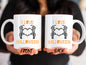 I Love Halloween Mug, Happy Halloween Horror Cup For Men And Women Halloween Party, Skeleton Mug, Skeleton Hands Mug For Him & Her