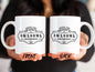 Thank You For Being Awesome, Funny Groomsmen Grooms Wolf Pack Gift Mug For Men Wedding Day, Thank You Groomsmen, Groomsmen Gift Mug For Him