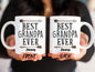 Best Grandpa Ever Mug, Grandfather Gift Mug For Grandpa Father’s Day, Grandpa Coffee Cup, Grandparent Mugs, Custom Grandpa Mug For Grandad