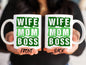 Wife Mom Boss Mug, Entrepreneur Mom Female Boss Babe Mug For Women Mother’s Day, Female Entrepreneur, Entrepreneur Gift, Boss Lady Gift
