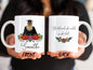 Personalized Graduation Mug, Graduation Mug For Her Graduation Gift, College Grad Gift, Custom Graduate Gift, Floral Graduate Mug, Grad Mug