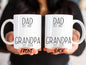 Grandpa Est Mug, Dad To Grandpa Mug For New Grandpa Baby Father's Day Gift, Baby Reveal Gift, Custom New Grandpa, Dad Grandpa Est Mug