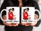 Custom Cartoon Mug, Faceless Portrait Custom Mug For Men And Women Christmas Gift, Custom Photo Mug For Him Or Her