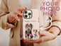 Personalized Pets Picture Phone Case, Cartoonized Pet Portrait Cellphone Case For Men And Women Birthday, Custom Pet Portrait For Pet Owners