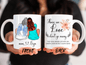 Those We Love Don't Go Away Mug, Memorial Mug For Daughter Bereavement Gift, Memorial Mug, Mom And Daughter Mug, Custom Memory Mug For Women