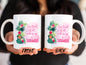 Hibiscus Flower Mug, Hawaii Mug For Beach Lover’s Birthday Gift, Hawaiian Mug, Hibiscus Flower Cup, Hawaii Mugs, Beach Lovers Gift For Her