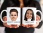 Husband And Wife Mug, Personalized Photo Mug For Couples’ Christmas Gift, Picture Mug, Couple Mug, Custom Photo Mug For Husband And Wife