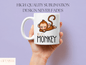 Monkey Mug, Custom Monkey Mug For Friends’ Birthday Gift, Monkey Gift, Monkey Lover Gift, Funny Monkey Gift For Men And Women