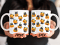 Black Cat And Pumpkin Mug, Black Cat Halloween Mug For Cat Lovers’ Halloween Gift, Black Cat Mug, Cute Halloween Cat Mug For Him Or Her