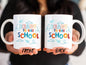 Ready To Rule School Mug, Back To School Mug For 2023 School Year Gift, Student Mug, Funny School Mug, Paper Plane Mug, 1st Day Of School