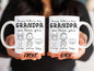 Grandpa We Love You Mug, Grandpa Mug For Grandad Father’s Day Gift, Grandpa Custom Mug, Grandfather Mug, Personalized Grandpa Mug