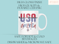 America Mug, Customized 4th of July Mug For Friend 4th Of July Gift, American Mug, Patriotic Mug, 4th Of July Mug For Men And Women
