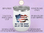 America Patriotic Wine Tumbler, 4th Of July Wine Tumbler For Patriotic Independence Day Gift, Patriotic Tumbler, 4th Of July Patriot Gifts