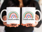 Social Worker Mug For Women Birthday Gift, Social Worker, Social Worker Cup, Leopard Rainbow Mug, Social Work Month Gift, Social Carer Mug