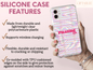 Cyber Aesthetic Phone Case, Y2k Aesthetic Phone Case For Men And Women Christmas Gift, Aesthetic Phone Case, Trendy Y2k Phone Case For Her