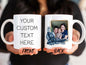 Custom Photo And Text Mug For Men And Women Birthday, Custom Mug, Personalized Photo Mug, Custom Coffee Mug, Photo Mug For Mother's Day Gift