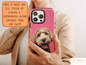 Custom Pet Portrait Phone Case For Pet Owners’ Birthday Gift, Pet Phone Case, Pet Portrait Case, Custom Pet Icon Case For Mother's Day Gift