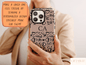 Personalized Leopard Print Phone Case, Leopard Print Phone Case For Women Christmas Gift, Monogram Case, Personalized Leopard Case For Her