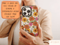 Retro Patterns Phone Case, Retro Phone Case For Retro Lovers’ Christmas Gift, 70s Phone Case, 90s Phone Case, Aesthetic Phone Case For Women