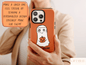 Ghost And Pumpkin Phone Case, Ghost Phone Case For Men And Women Halloween Gift, Ghost Malone Phone Case, Pumpkin Phone Case For Him/Her