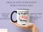 I Survived My Daughter's Wedding Mug, Custom Wedding Day Mug For Parents Wedding Gift, Funny Wedding Mug, Just Married Mug For Men/Women