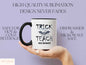 Trick Or Teach Mug, Halloween Teacher Mug For Men And Women, Trick Or Treat, Pumpkin Coffee Mug, Personalized Halloween Mug For Teachers