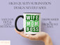 Wife Mom Boss Mug, Entrepreneur Mom Female Boss Babe Mug For Women Mother’s Day, Female Entrepreneur, Entrepreneur Gift, Boss Lady Gift