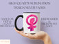 Feminist Fist Mug, Feminist Strong Women Mom Gift Mug For Mother’s Day Gift, Empowered Women, Girl Power, Strong Women Mug For Mother