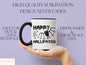 Halloween Bats Mug, Happy Halloween Horror Cup For Men And Women Halloween Party, Bat Coffee Mug, Spider Coffee Mug For Him & Her