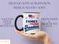 Family Friends Freedom Mug, Patriot's Day Mug For Friends Independence Day Gift, American Flag Mug, Mug for Patriot, USA Mug For Men & Women