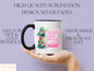 Hibiscus Flower Mug, Hawaii Mug For Beach Lover’s Birthday Gift, Hawaiian Mug, Hibiscus Flower Cup, Hawaii Mugs, Beach Lovers Gift For Her