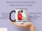Custom Cartoon Mug, Faceless Portrait Custom Mug For Men And Women Christmas Gift, Custom Photo Mug For Him Or Her