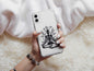 Aesthetic Skeleton Phone Case, Skeleton Cell Phone Case For Men And Women Birthday, Floral Skeleton Case, Skeleton With Wings, Skeleton Case