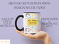 It Takes A Big Heart To Shape Little Minds Mug, Thank You Teacher Mug For Teachers’ Birthday Gift, Custom Teacher Mug For Teachers Day Gift