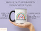 Social Worker Mug For Women Birthday Gift, Social Worker, Social Worker Cup, Leopard Rainbow Mug, Social Work Month Gift, Social Carer Mug