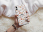 Custom Floral Name Phone Case, Custom Name With Background Phone Case For Women Birthday, Girly Phone Case, Flower Phone Case For Her