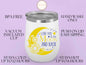 I Love You To The Moon And Back Tumbler, Celestial Moon Wine Tumbler For Men Women Birthday, Crescent Moon, Sunflower Tumbler For Moon Lover