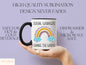 Social Worker Change The World Mug, Social Worker Mug For Her Birthday Gift, Rainbow Mug Social Worker, Social Carer Mug, Social Worker Gift